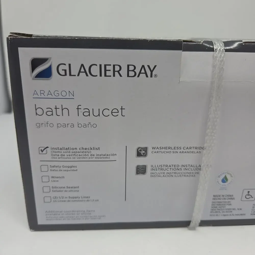 Glacier Bay Bath Faucet Aragon 1002 226 981 Chrome